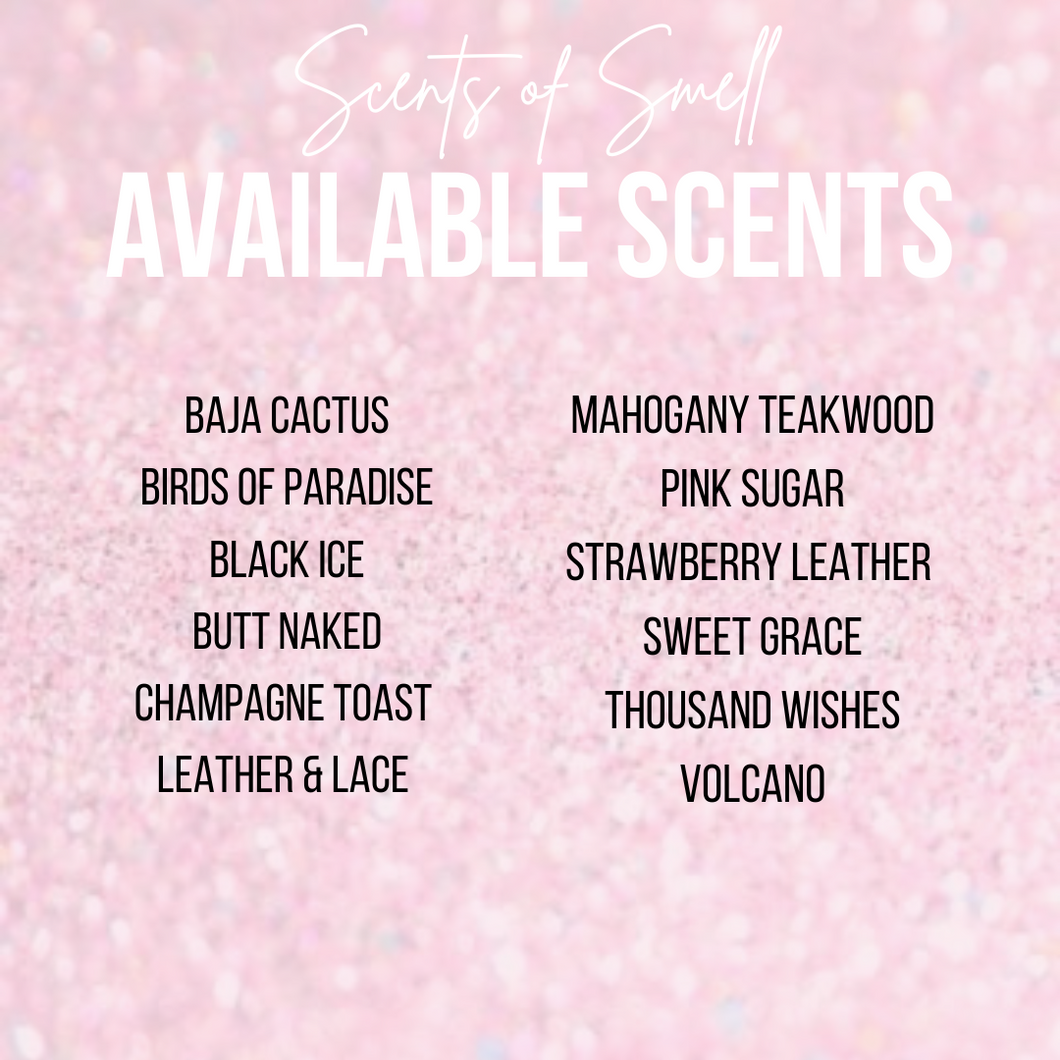 AVAILABLE SCENTS
