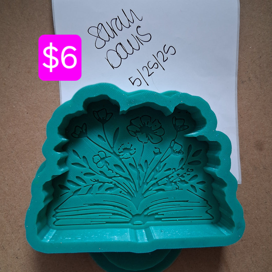 Floral Book Mold