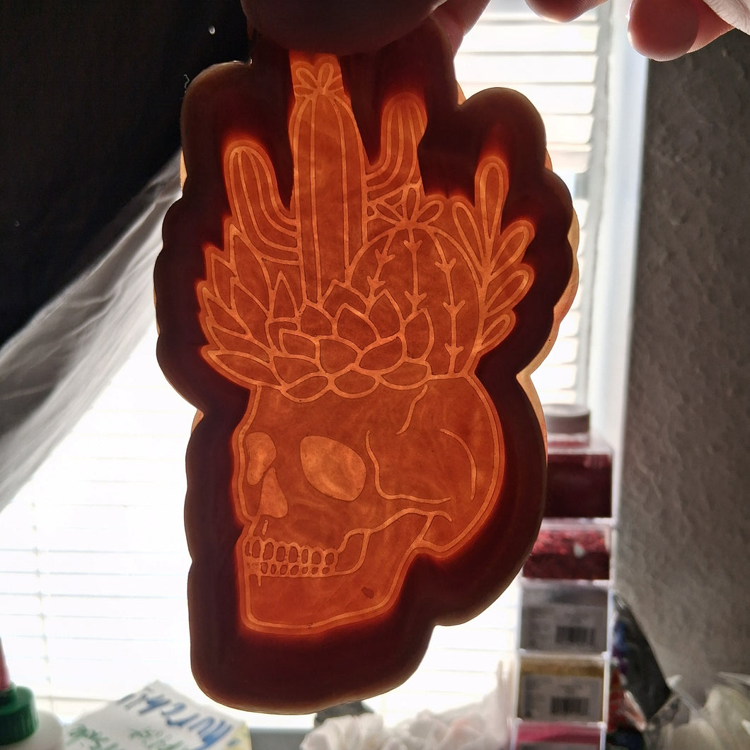 Cactus Skull Mold