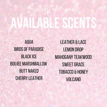 Load image into Gallery viewer, AVAILABLE SCENTS

