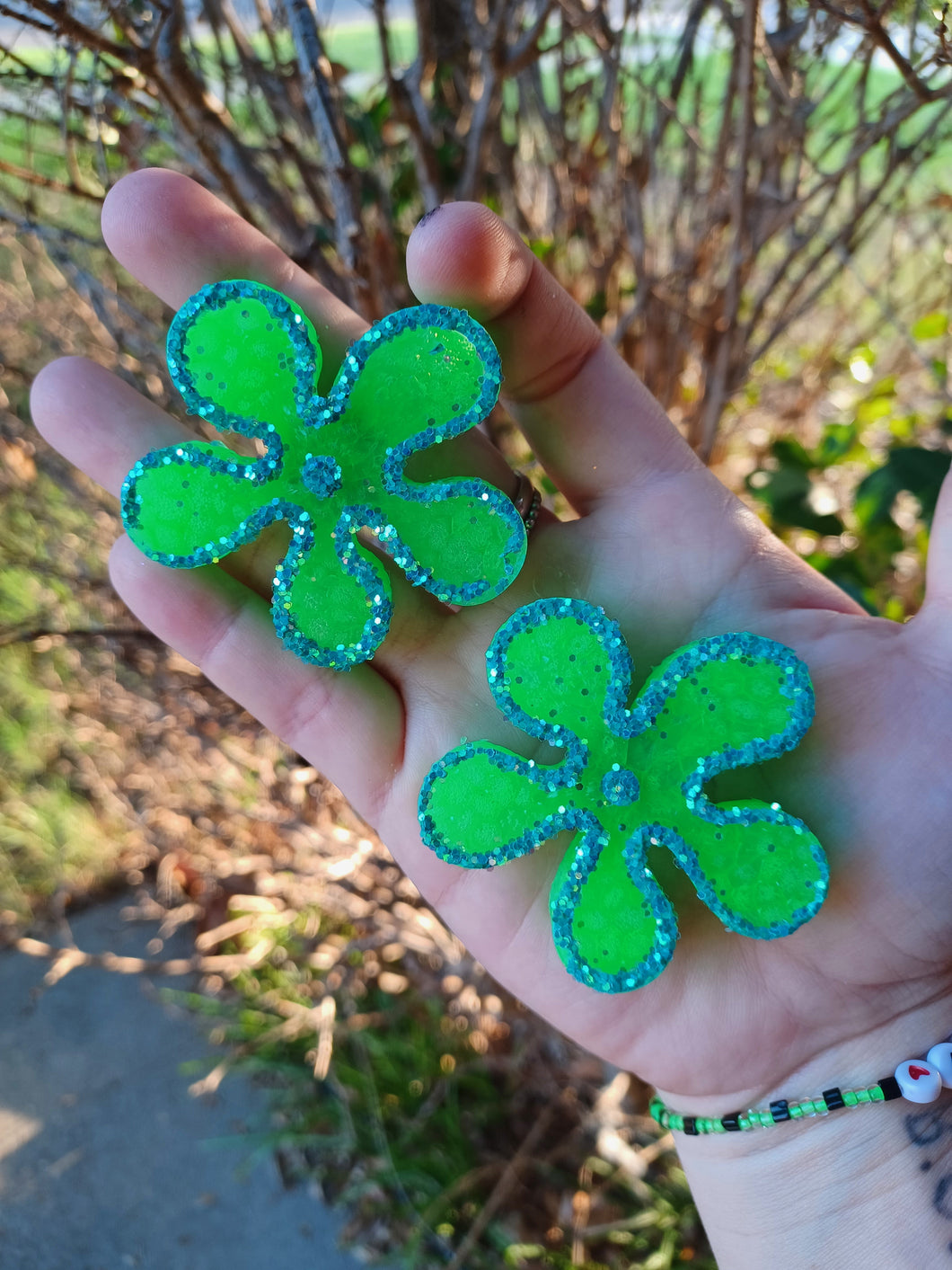 Groovy Flower Vent Clips