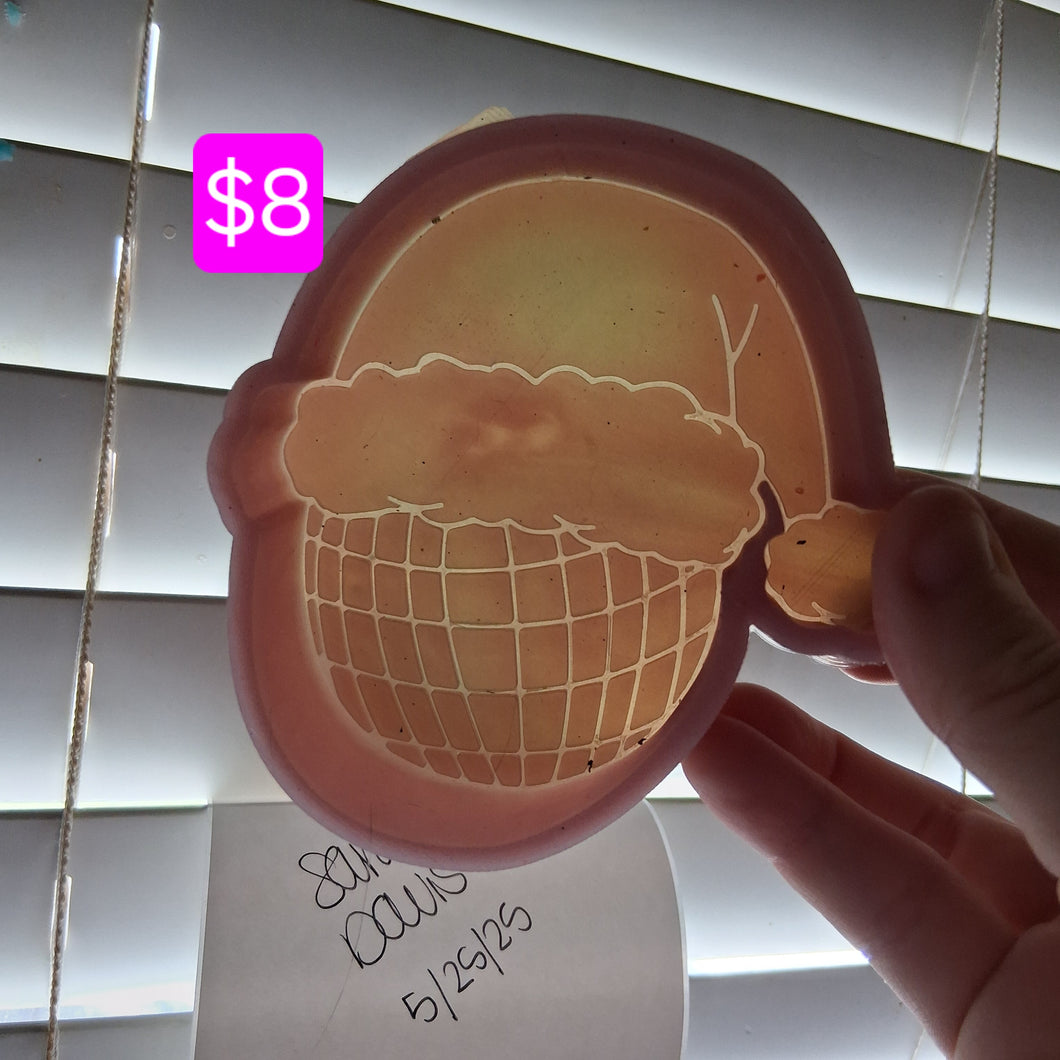 Disco Ball Santa Hat Mold