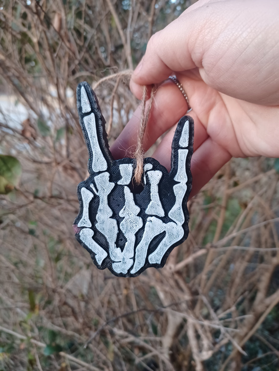 Rock On Skeleton Hand