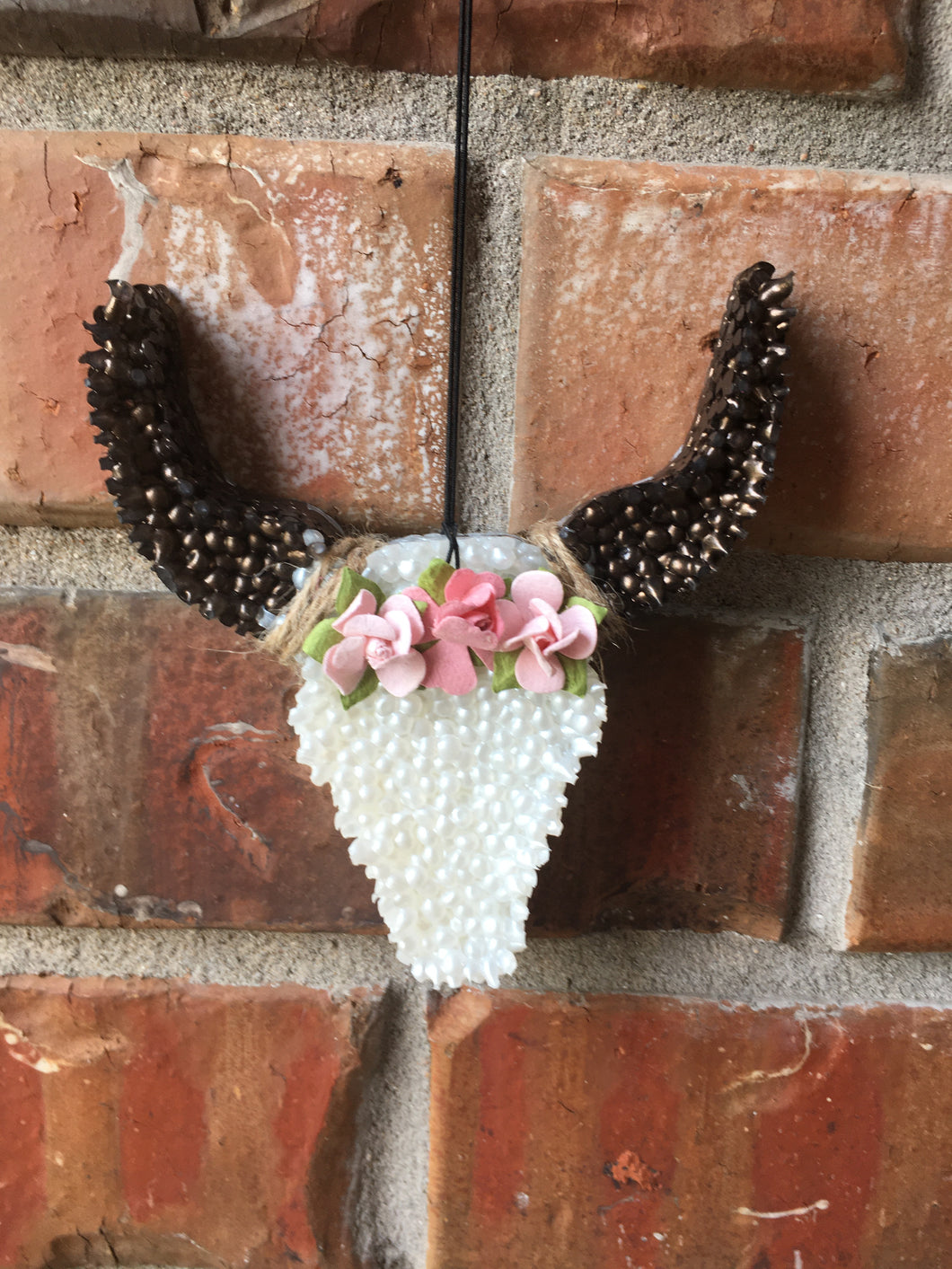 Floral Bull Skull